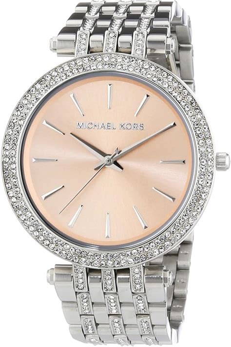 mk3218 michael kors watch|Michael Kors Women's Darci Glitz Stainless Steel Bracelet Watch .